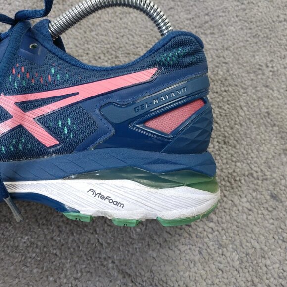 Asics Gel Kayano 23 Womens Size 8 Running Shoes Low Top Blue Pink Sneakers - Picture 5 of 10